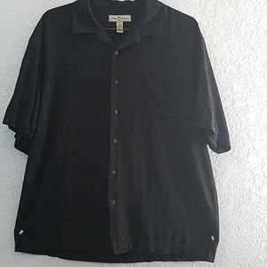 Men's black Tommy Bahama shirt